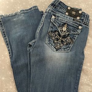 Blue, miss me jeans size 29 (western size
